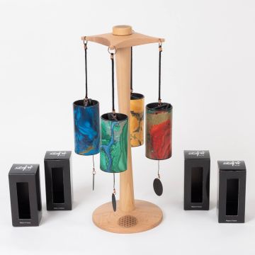 Zaphir Chime Set 4 Elements With Chimes Stand & Gift Boxes